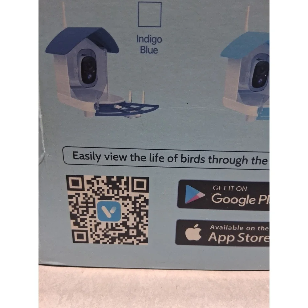 Smart Bird Feeder W/ Camera AI Identify 10000 Bird Species Solar Powered Bird